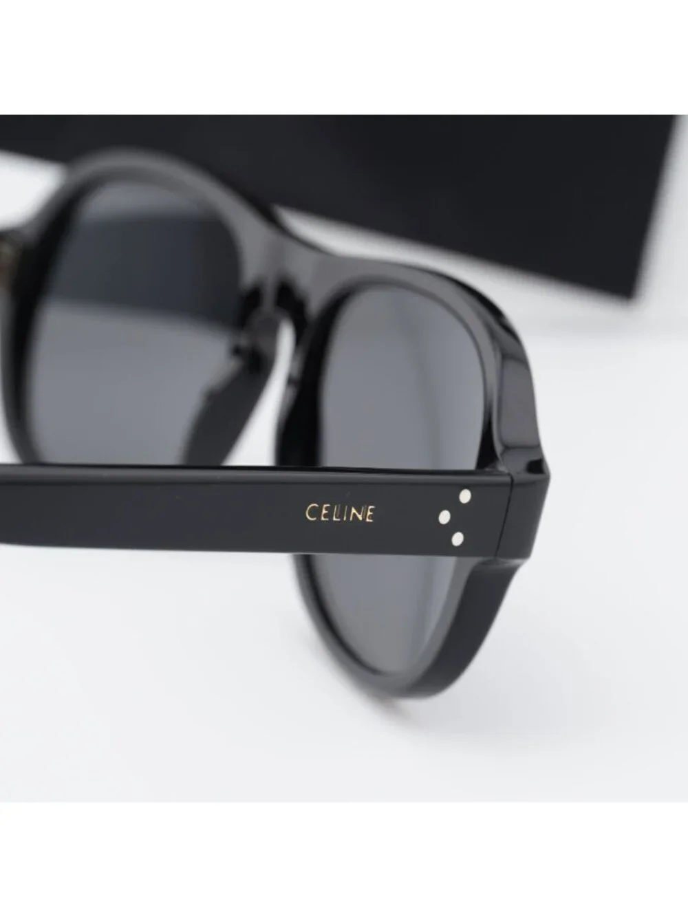 Celine CL40298I 01A Aviator Sunglasses - Black / Grey